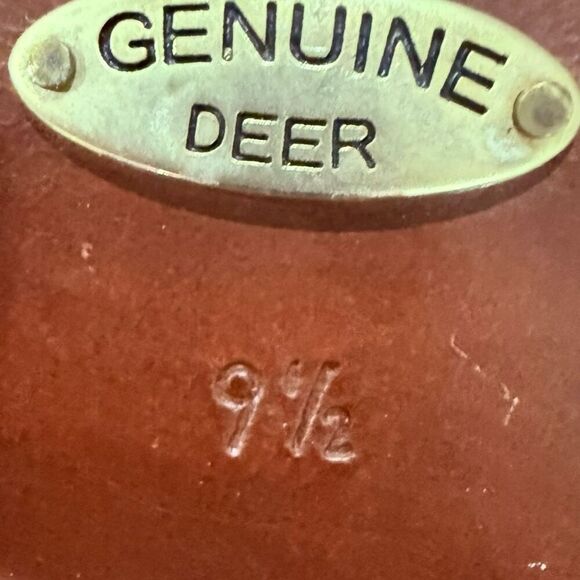ALAN PAYNE Genuine Exotic Deerskin Shoes Penny Loafers Brown Vero Cuoio Leather main image 4